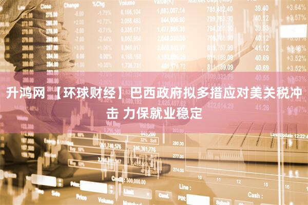 升鸿网 【环球财经】巴西政府拟多措应对美关税冲击 力保就业稳定