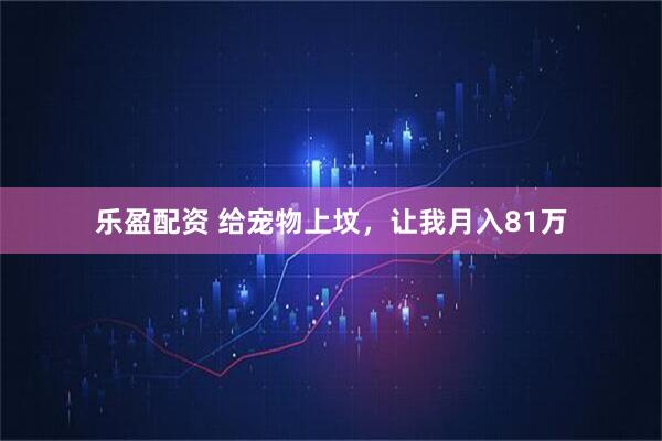 乐盈配资 给宠物上坟，让我月入81万